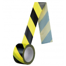 Bezpečnostní páska samolepící žluto-černá - 60mm