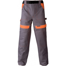 Pracovní kalhoty COOL TREND šedo-oranžové