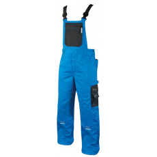 Pracovní kalhoty 4TECH s laclem modré 170cm