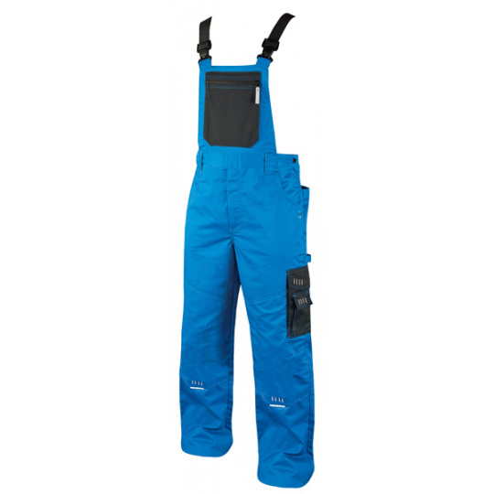 Pracovní kalhoty 4TECH s laclem modré 170cm