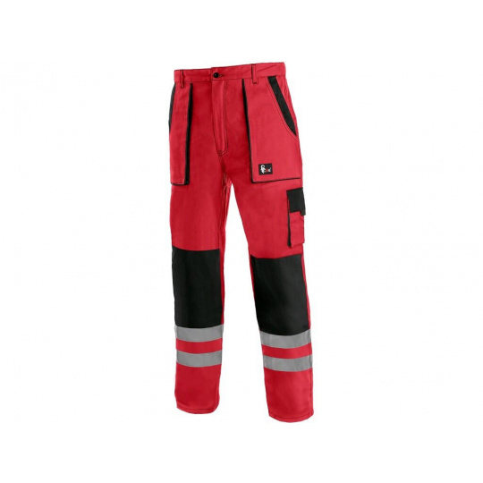 Pracovní kalhoty CXS LUXY BRIGHT, červeno-černé