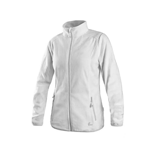 Dámská mikina GRANBY LADY, fleece, bílo-šedá