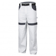 Pracovní kalhoty COOL TREND bílo-šedé
