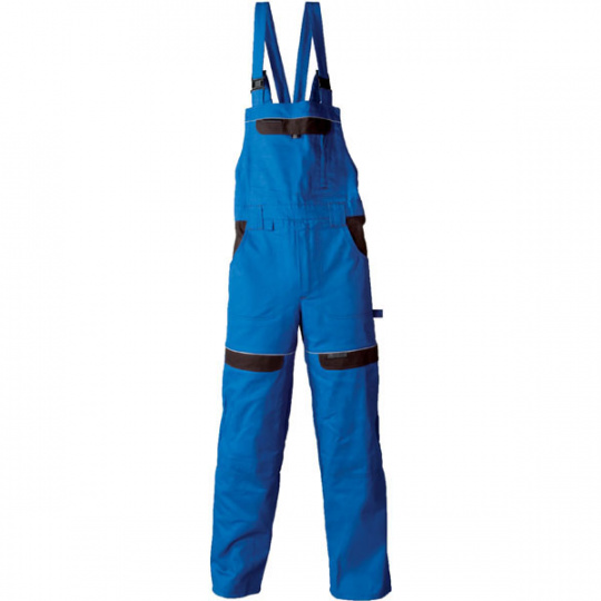 Pracovní kalhoty s laclem COOL TREND modré