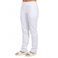 Bílé kalhoty dámské BARBORA, bílé